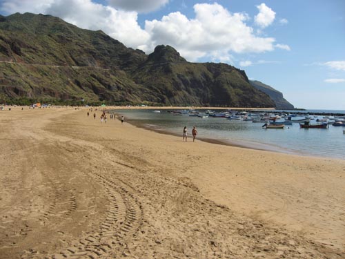 Playa de las Teresitas en Santa Cruz de Tenerife