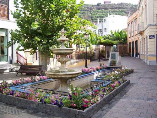 Plaza de Simón Guadalupe en Tazacorte