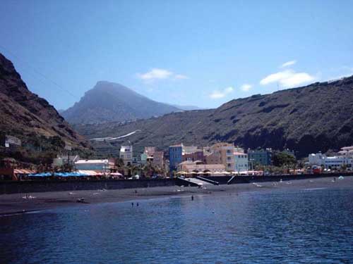 Tazacorte en la isla de La Palma