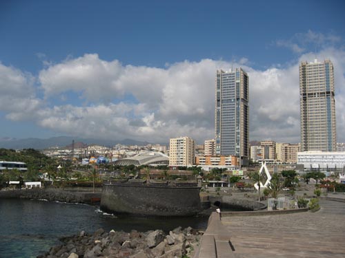 Vistas del Castillo de San Juan Bautista, Santa Cruz de Tenerife