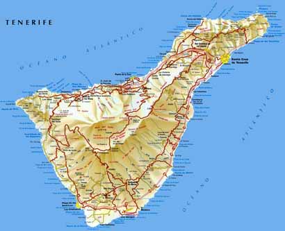 Mapa Tenerife
