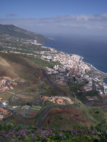 Vistas desde el Mirador de la Concepcion, en Breña Alta, La Palma